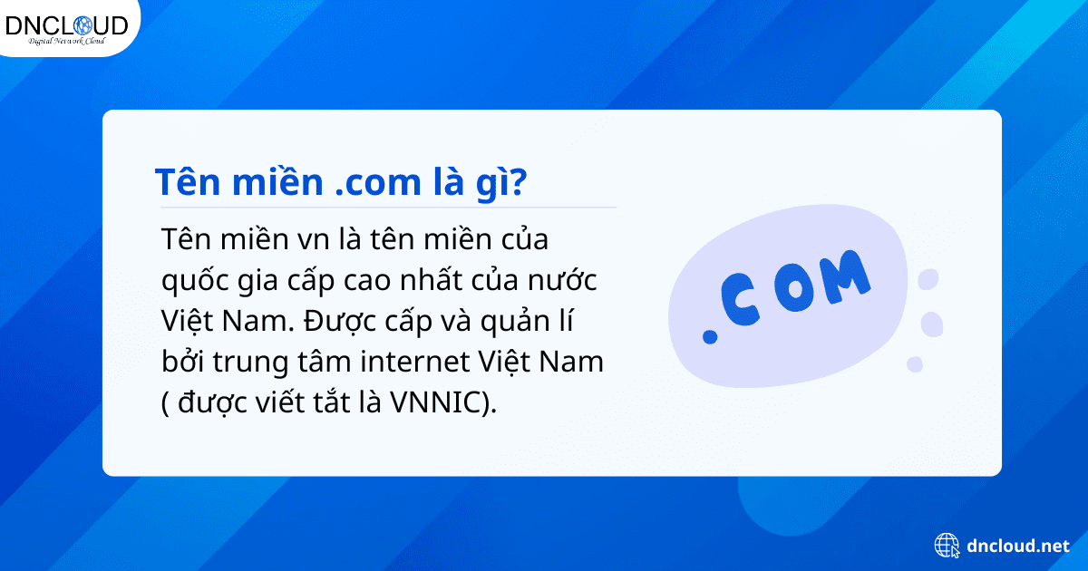 Tên miền .com là gì?