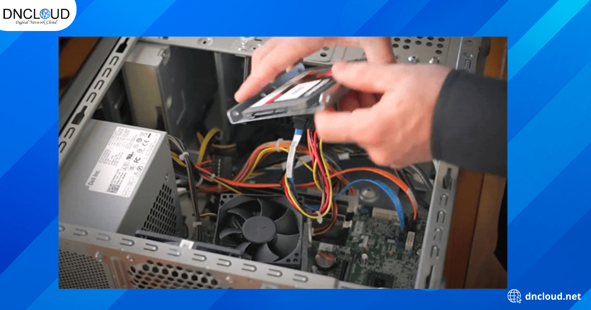 Hình ảnh ổ cứng được lắp trên PC